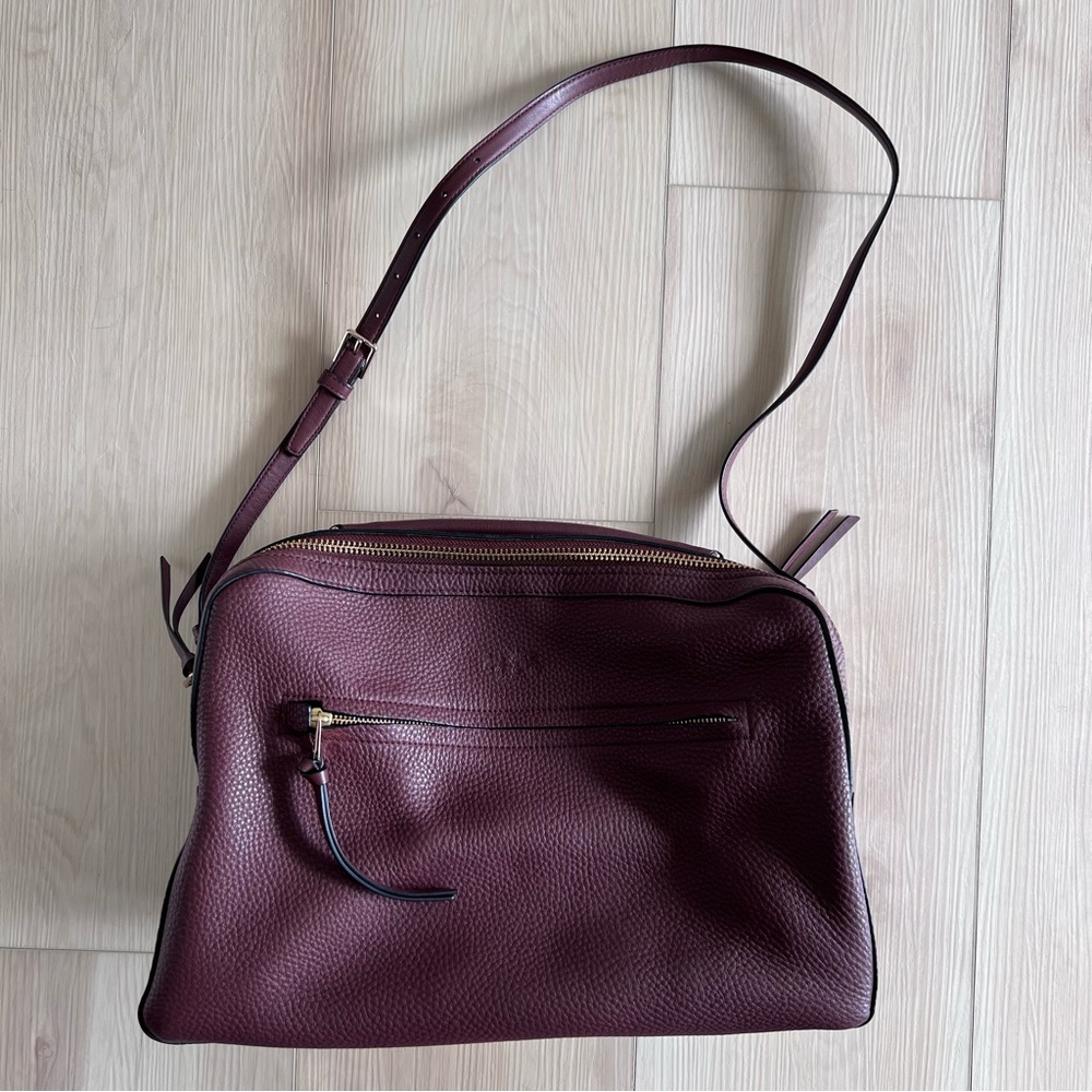 Coach Bleecker Toaster Pebbled Leather Satchel